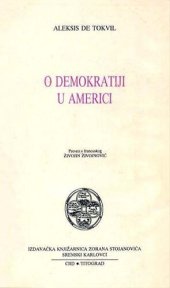 book O demokratiji u Americi (1990)