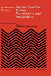 book Spatial interaction models: formulations and applications /