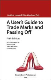 book A User's Guide to Trade Marks and Passing Off