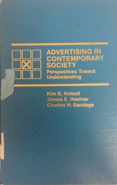 book Advertising in Contemporary Society: Perspectives Toward Understanding