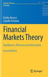 book Financial Markets Theory: Equilibrium, Efficiency and Information (Instructor's Solution Manual) (Solutions)