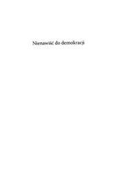 book Nienawiść do demokracji