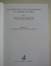 book The Greek and Latin inscriptions of Ankara (Ancyra), Vol. 1. From Augustus to the end of the third century AD