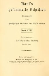 book Handschriftlicher Nachlaß / Metaphysik : Zweiter Teil