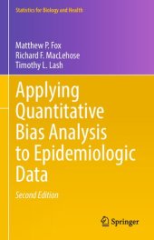 book Applying quantitative bias analysis to epidemiologic data.