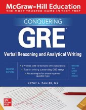 book Conquering GRE verbal reasoning and analytical writing