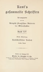 book Handschriftlicher Nachlaß / Mathematik - Physik und Chemie - Physische Geographie