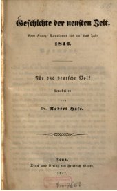 book Geschichte der neuesten Zeit : Vom Sturze Napoleons bis auf das Jahr 1846