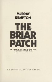 book The Briar Patch: The People of the State of New York v. Lumumba Shakur et al.