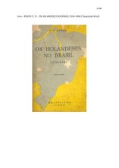 book Os Holandeses no Brasil (1624-1654)