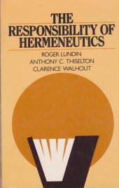 book The responsibility of hermeneutics