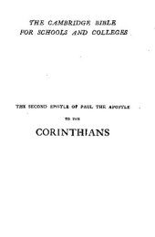 book THE SECOND EPISTLE OF PAUL THE APOSTLE TO THE CORINTHIANS