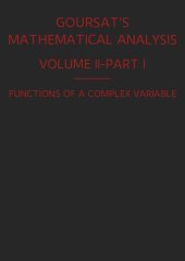 book A Course of Mathematical Analysis, Volume II, Part I