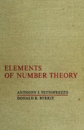 book Elements of Number Theory