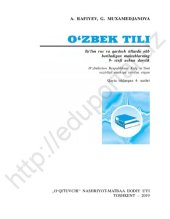 book Oʻzbek tili 9