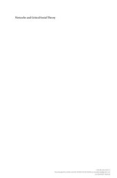 book Nietzsche and Critical Social Theory