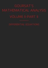 book A Course of Mathematical Analysis, Volume II, Part II