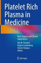 book Platelet Rich Plasma in Medicine: Basic Aspects and Clinical Applications