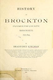 book History of Brockton, Plymouth County, Massachusetts, 1656-1894