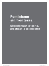 book Feminismo sin fronteras. Descolonizar la teoría, practicar la solidaridad