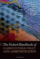 book The Oxford Handbook of Classics in Public Policy and Administration