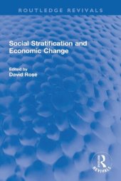 book Social Stratification and Economic Change