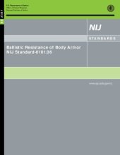 book NIJ Standard 0101.06: Ballistic Resistance of Body Armor