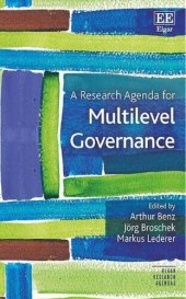 book A Research Agenda for Multilevel Governance