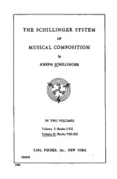 book The Schillinger System of Musical Composition