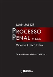 book Manual de processo penal