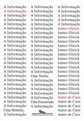 book A informação - Uma história, uma teoria, uma enxurrada