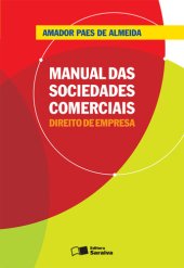 book Manual das Sociedades Comerciais - Direito de Empresa