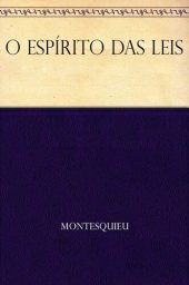 book O Espírito das Leis