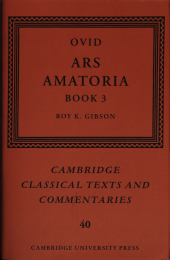 book Ovid: Ars Amatoria, Book 3