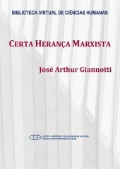 book Certa herança marxista