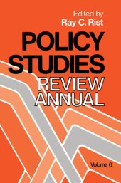 book Policy Studies Review Annual, Volume 6