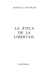 book La Ética de la liberdad