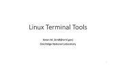 book Linux terminal tools