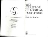 book The Heritage of Logical Positivism