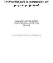 book Orientación para la construcción del proyecto profesional