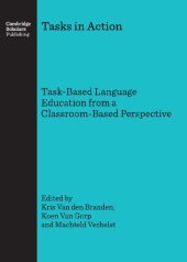 book Tasks in Action: Task-Based Language Education from a Classroom-Based Perspective