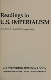 book Readings In U. S. Imperialism