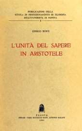 book L'unità del sapere in Aristotele