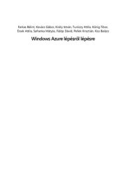 book Windows Azure lépésről lépésre