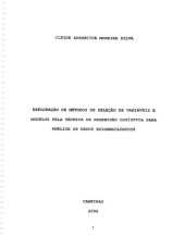 book Exploração de métodos de seleção de variáveis e modelos pela técnica de regressão logística para análise de dados epidemiológicos