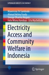 book Electricity Access and Community Welfare in Indonesia