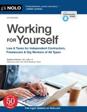 book Working for yourself : law & taxes for independent contractors, freelancers & gig workers of all types