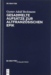 book Gesammelte Aufsätze zur altfranzösischen Epik