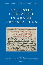 book Patristic Literature in Arabic Translations