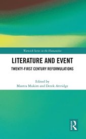 book Literature and Event: Twenty-First Century Reformulations